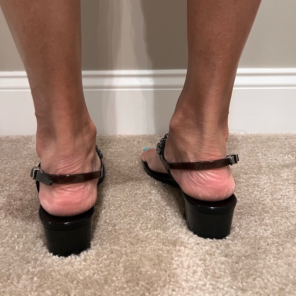 Menghi Rhinestone Sandal Heels - Picture 5 of 9